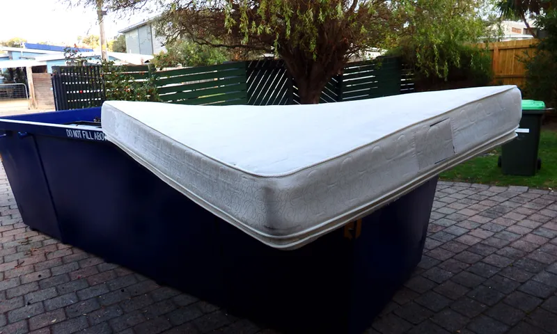 Can you put a Mattress in a Skip?