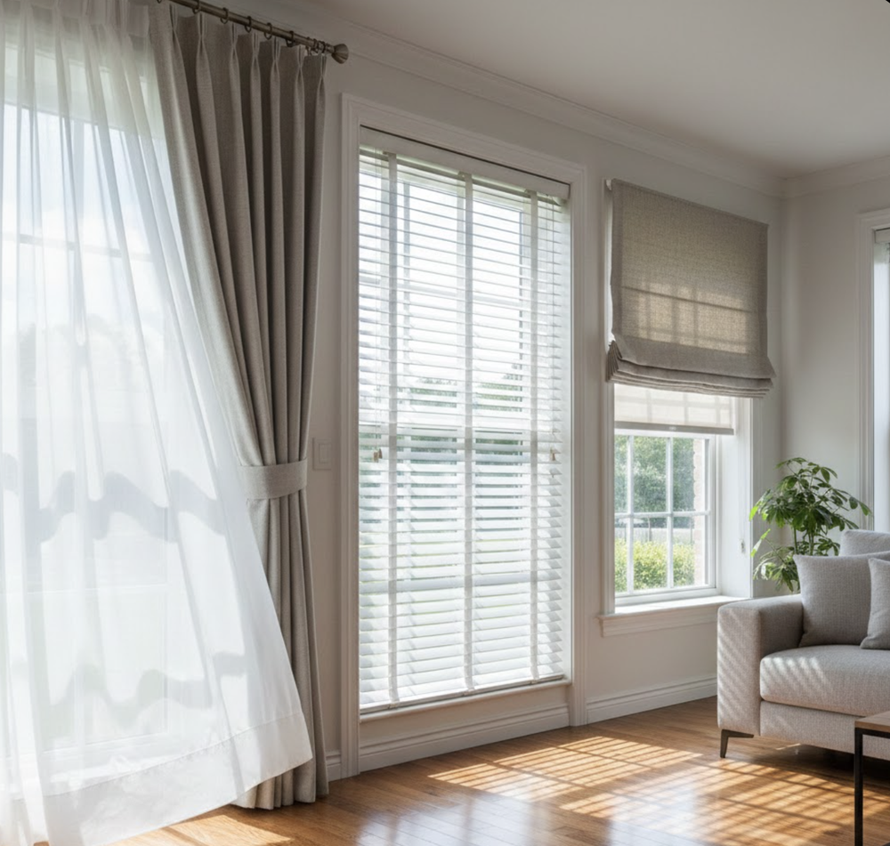 Residential Curtain Blind Fitting