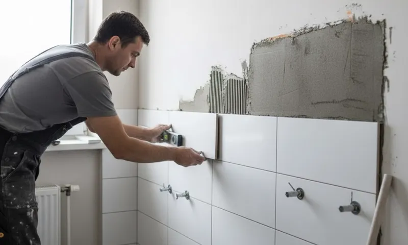 Wall Tiling Installation