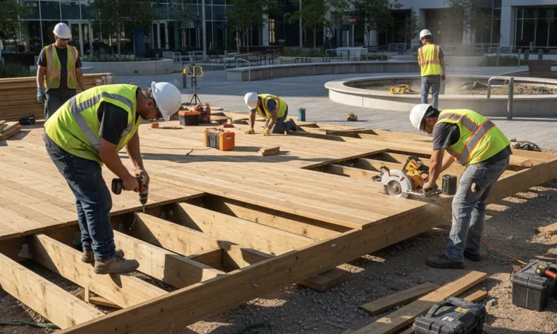 Commercial Decking Installation