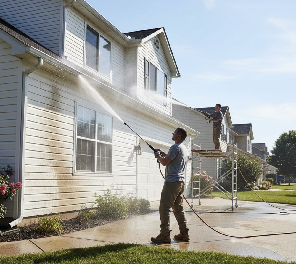 Residential Pressure Washing