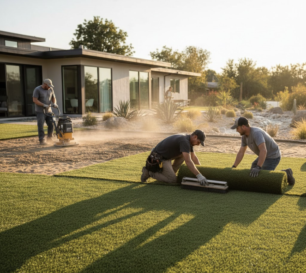 Decorative Functional Artificial Lawns