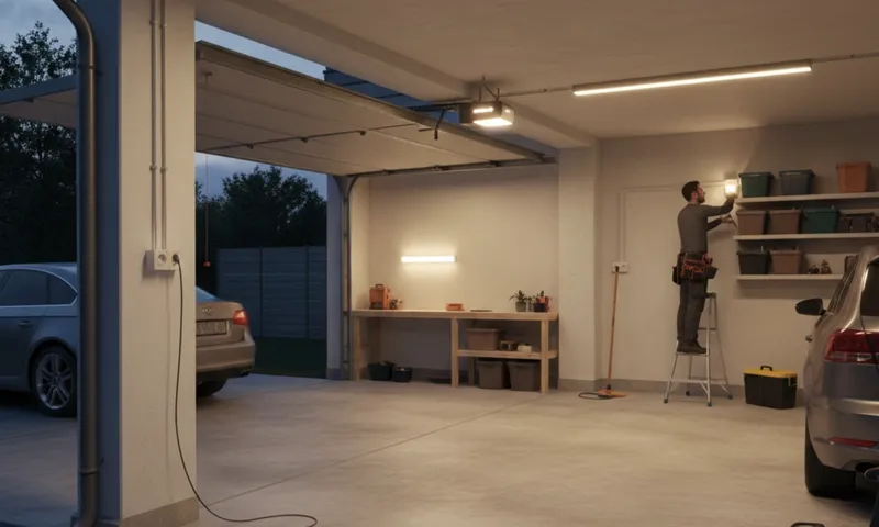 Garage Lighting and Socket Installation
