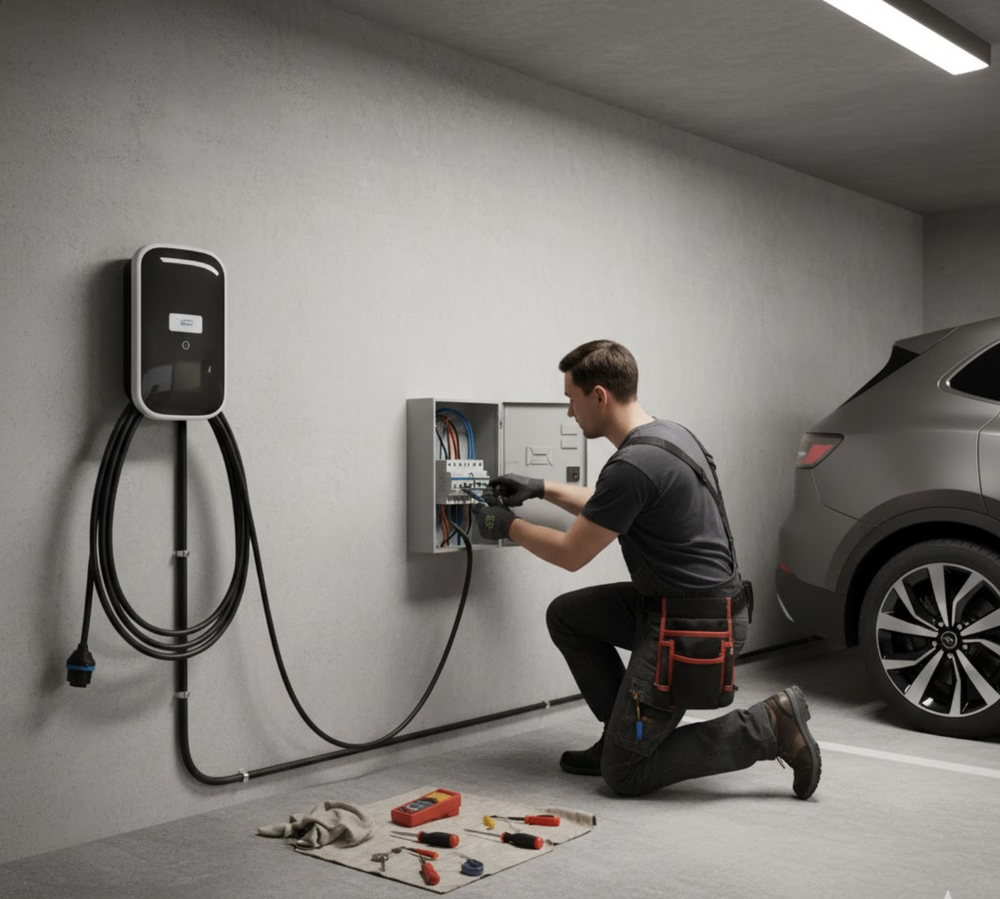 Garage Ev Charger Supply Installation