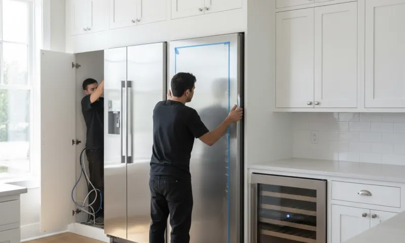 Fridge, Freezer, and Wine Cooler Installation