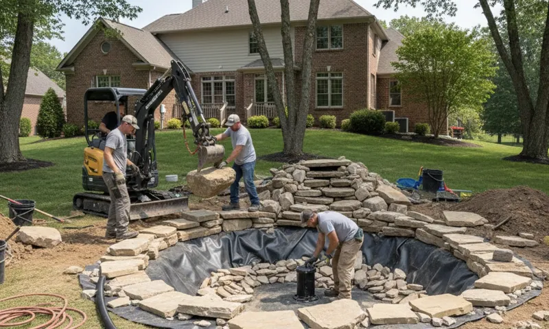 Residential Pond & Water Feature Installation