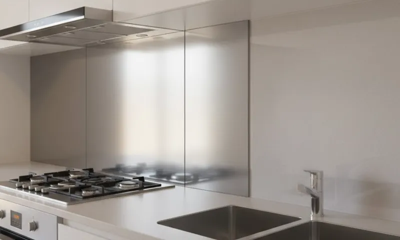 Stainless Steel & Acrylic Splashbacks