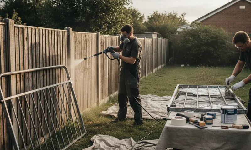 How to Prepare Fences and Gates for Painting