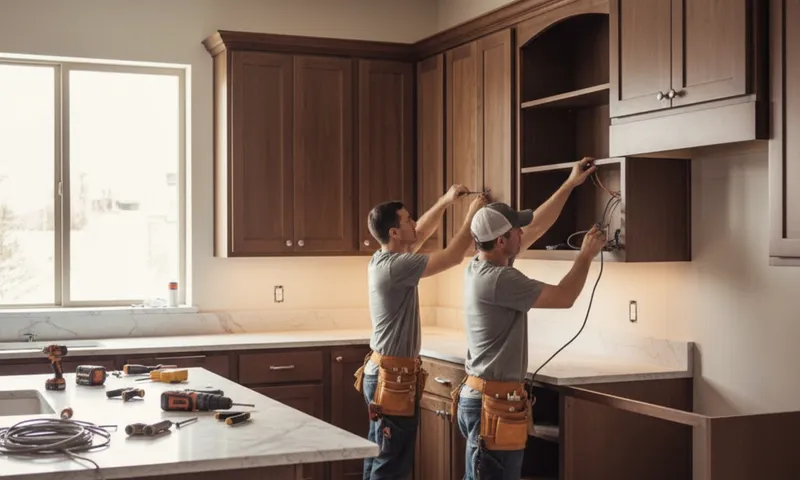 Custom Kitchen Cabinet Installation