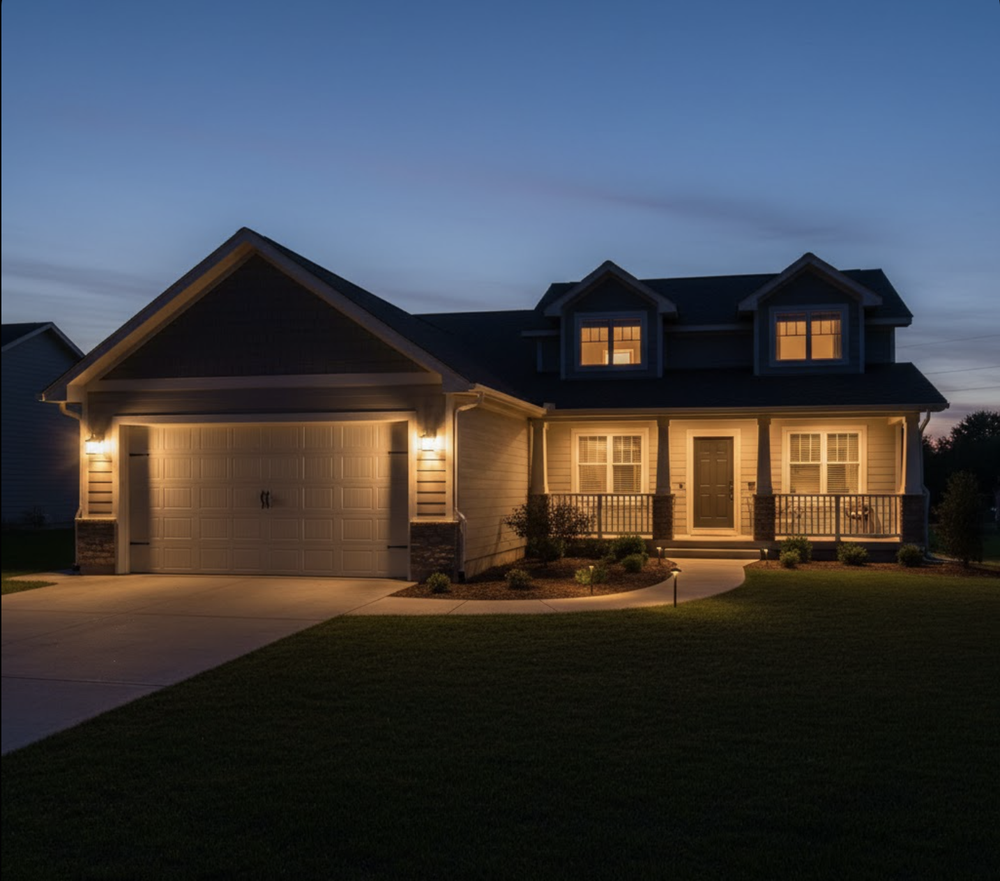 Timed Outdoor Security Lighting