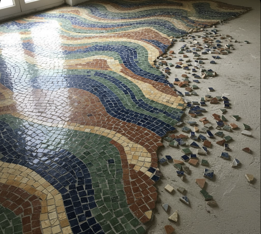 Mosaic Floor Tiling