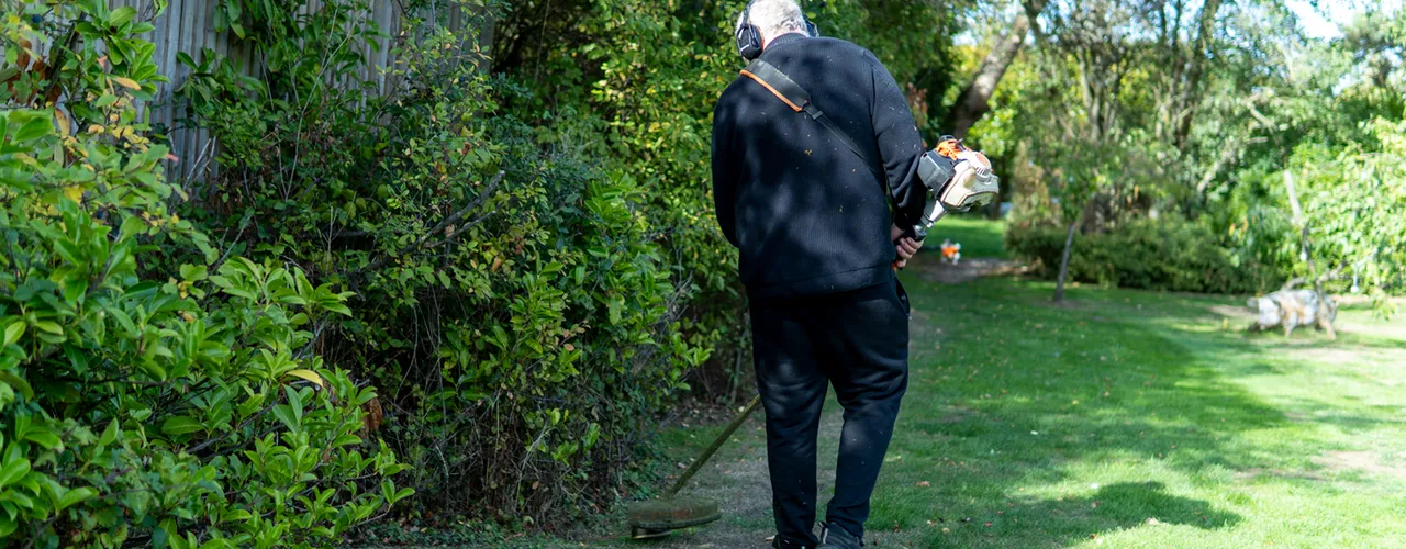 Gardener With Grass Blade