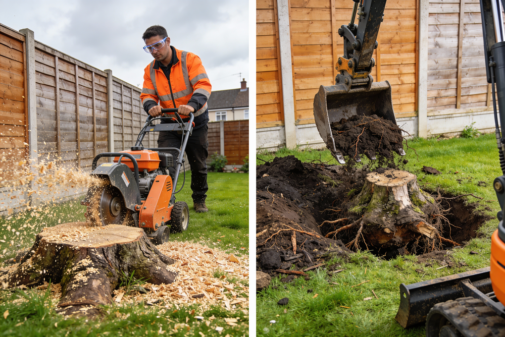Stump Grinding Vs Stump Removal
