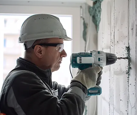 Portrait Person Doing Arts Crafts