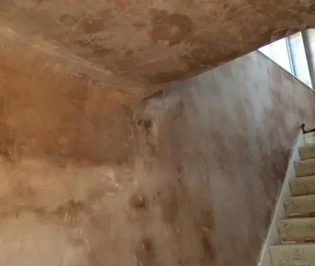 Freshly Plastered Hallway