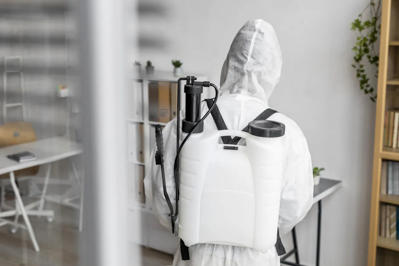Pest Control Disinfecting Restricted Area